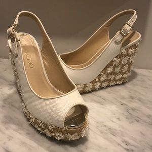 Jimmy Choo Amely platform espadrille wedge sandal